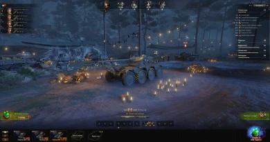 Новый ночной ангар для события «Тыквенный переполох» в Мире Танков