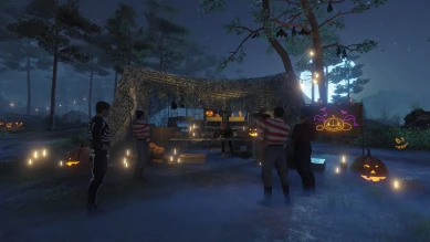 Новый ночной ангар для события «Тыквенный переполох» в Мире Танков