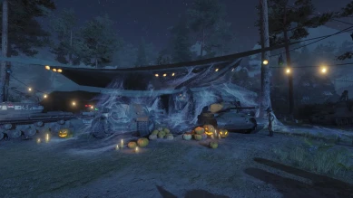 Новый ночной ангар для события «Тыквенный переполох» в Мире Танков