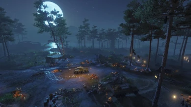 Новый ночной ангар для события «Тыквенный переполох» в Мире Танков