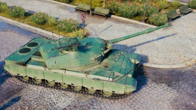 116-F3 со своим финальным внешним видом в Мире танков