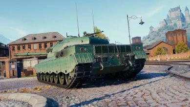 116-F3 со своим финальным внешним видом в Мире танков