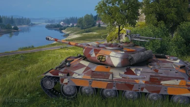 2D-стиль «Заслуженный танкист» (версия 12 лет) за Выслугу лет 2022 в Мире танков