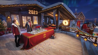 Обновлённый ангар для Новогоднего наступления 2022/2023 в World of Tanks