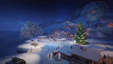 Обновлённый ангар для Новогоднего наступления 2022/2023 в World of Tanks