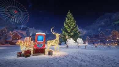 Обновлённый ангар для Новогоднего наступления 2022/2023 в World of Tanks