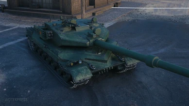 Скриншоты танка BZ-75 с теста обновления 1.19.1 в Мире танков