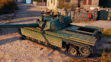 Скриншоты танка BZ-68 с общего теста обновления 1.19.1 в Мире танков