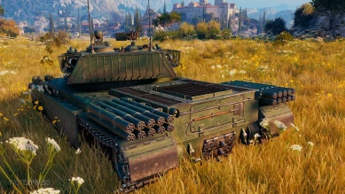 Скриншоты танка BZ-68 с общего теста обновления 1.19.1 в Мире танков