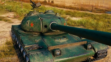 Танк BZ-58-2 на фото из обновления 1.19.1 в Мире танков