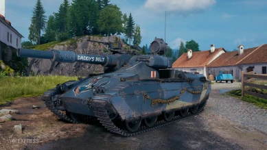 3D-стиль «HMS Bruiser» для танка Caliban в Мире танков