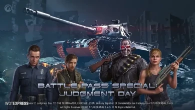 А в WOT EU Боевой пропуск с Терминатором 2