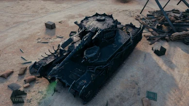 Заставка для 3Д стиля «Чудище заморское» на танк Карачун в Мире танков