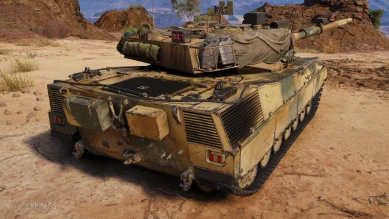 Историчный 3D-стиль «Меченый» для танка Lion в Мире танков
