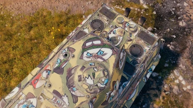 2D-стиль «Мартовский (оливковый)» из патча 1.20 в Мире танков