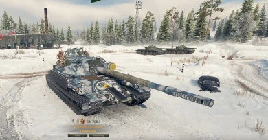 Каждый год бедная машинка в этом зимнем ангаре проваливается немного в текстуры.