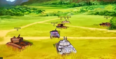 Аниме графика в Мир танков