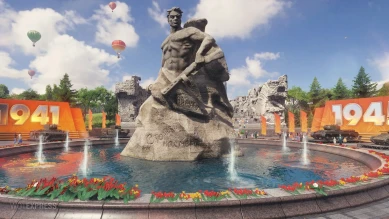 Скриншоты праздничного ангара к 9 мая 2023 Мир танков