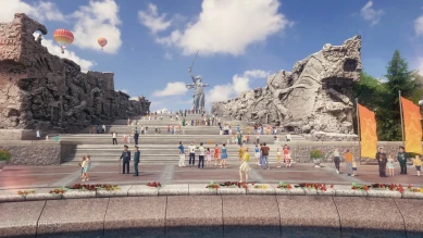 Скриншоты праздничного ангара к 9 мая 2023 Мир танков