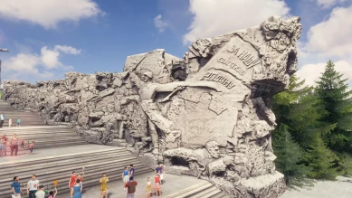 Скриншоты праздничного ангара к 9 мая 2023 Мир танков