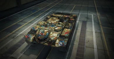 3 отметки у огнемётной САУ в Мире танков