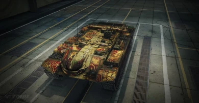 3 отметки у огнемётной САУ в Мире танков