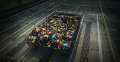 3 отметки у огнемётной САУ в Мире танков