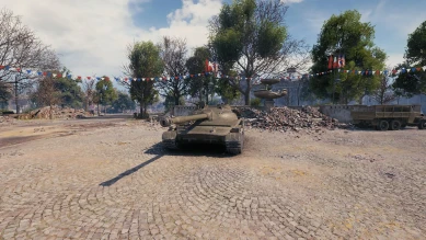 Специальный ангар к 9 Мая 2018 года в патче 1.0.1 WoT.