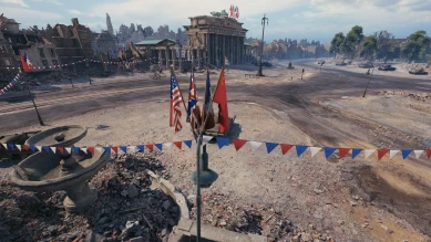 Специальный ангар к 9 Мая 2018 года в патче 1.0.1 WoT.