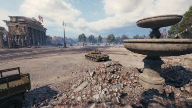 Специальный ангар к 9 Мая 2018 года в патче 1.0.1 WoT.