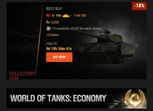 В Европейском регионе WoT завезли T-44-100.