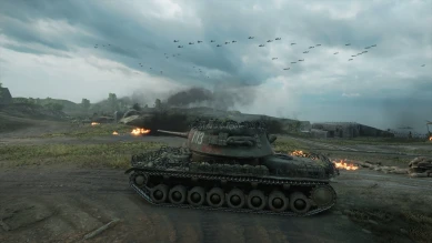 На консольных танках сегодня в продажу поступил Т-103 «Зубр»