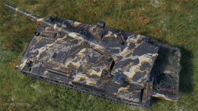 2D-стиль «Легион поддержки» (оранжевый) для Мира танков из 1.21.1