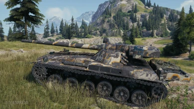 2D-стиль «Легион поддержки» (оранжевый) для Мира танков из 1.21.1