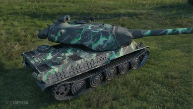 2D-стиль «Легион поддержки» (зелёный) для Мира танков