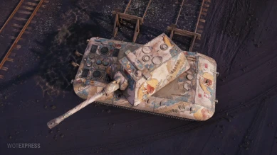 2D-стиль «Лунный кролик» из 1.22 в Мире танков