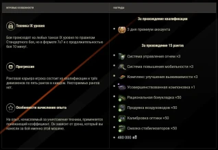 Ранговые бои для 9 уровня в 1.22.1 Мир танков