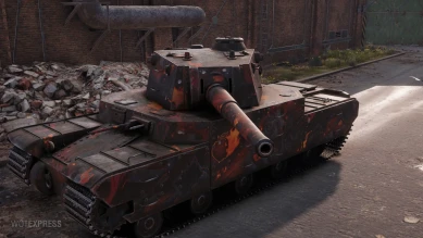 2D-стиль «Пламя безумия» в Мире танков