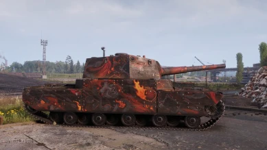 2D-стиль «Пламя безумия» в Мире танков