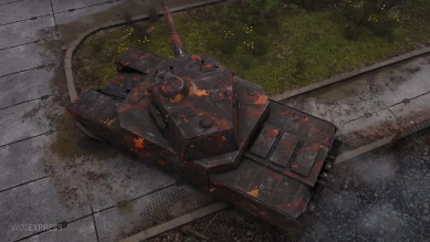 2D-стиль «Пламя безумия» в Мире танков