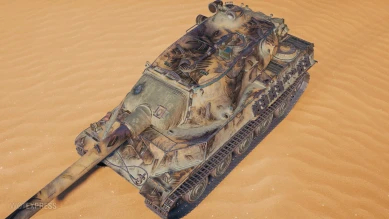 2D-стиль «Песчаный шторм» в World fo Tanks