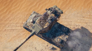 2D-стиль «Песчаный шторм» в World fo Tanks