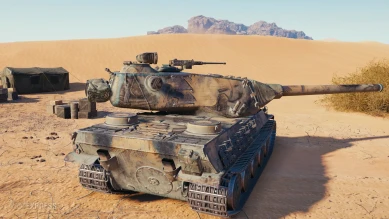 2D-стиль «Песчаный шторм» в World fo Tanks