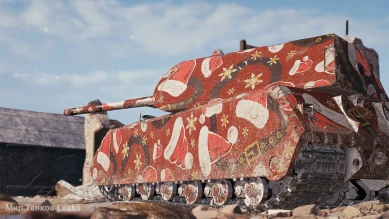 2D-стиль «Красная шуба» в Мире танков