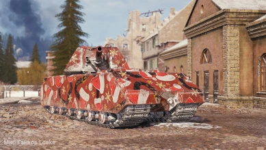 2D-стиль «Красная шуба» в Мире танков