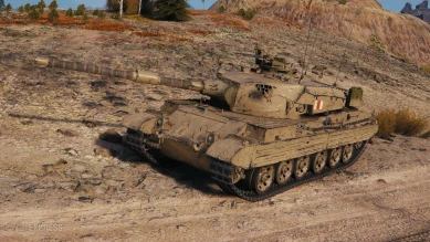 Скриншоты танка Vickers MBT Mk. 3 в World of Tanks