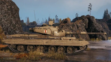 Скриншоты танка Vickers MBT Mk. 3 в World of Tanks