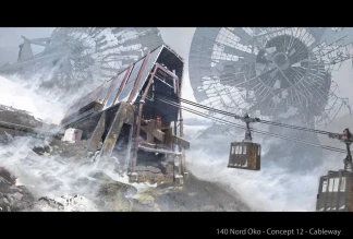 Концепт-арты карты «Nord Oko» (Норд Око) Project CW (Cold War)