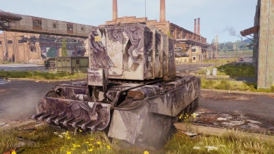 Настраиваемый 2D-cтиль «Небесный скакун» в World of Tanks