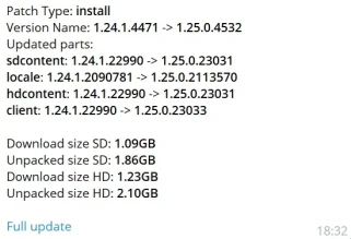 Загрузка первого теста обновления 1.25 в World of Tanks